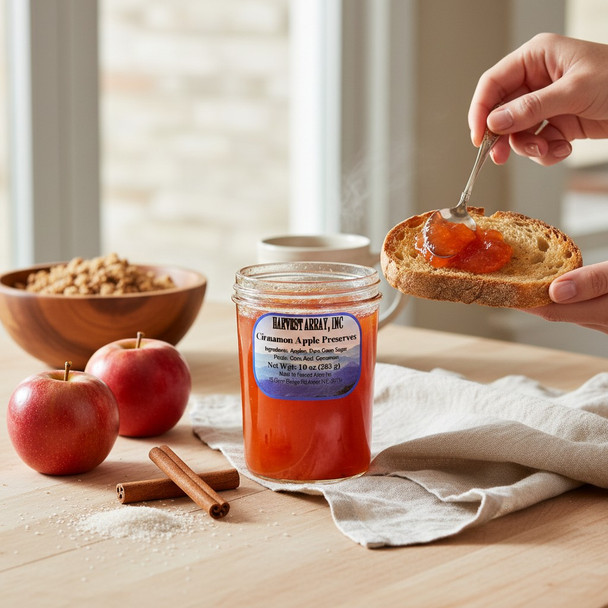 Cinnamon Apple Preservers are made the scenic Blue Ridge Mountains of North Carolina for Harvest Array.