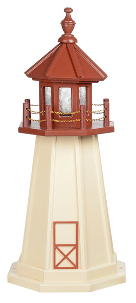 Cape May replica Wooden Lighthouse - 3 Feet on Harvest Array 