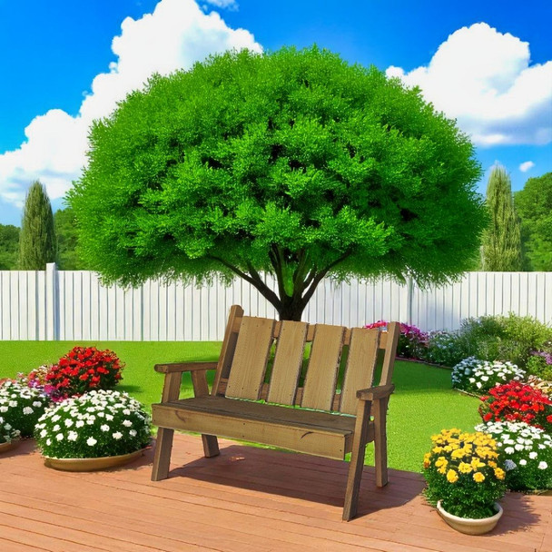Enjoy the outdoors in an Amish Made 48 inch Timberland Garden Bench for Harvest Array.