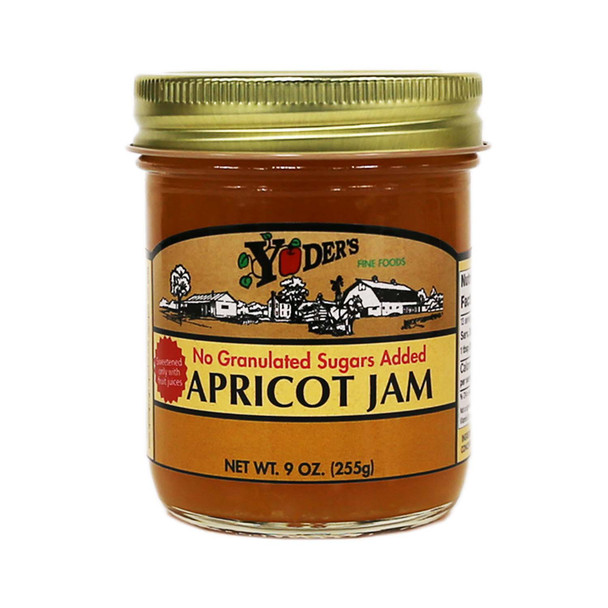 Order a 9 oz. jar of  Yoder's Homestyle No Sugar Added Apricot Jam from Harvestarray.com today and taste the goodness that heritage delivers.