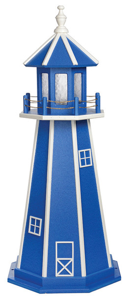Poly Lighthouse with Base - 6 Feet