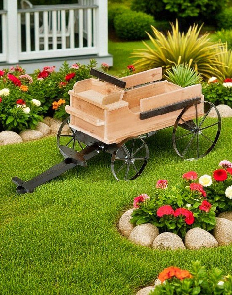 Handcrafted Small Amish Hitch Wagon From Harvest Array

