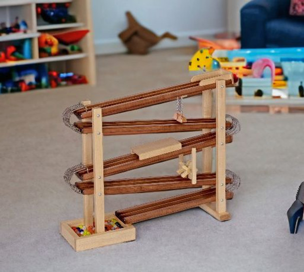 Lapp Toys Wooden Marble Flyer on Harvest Array