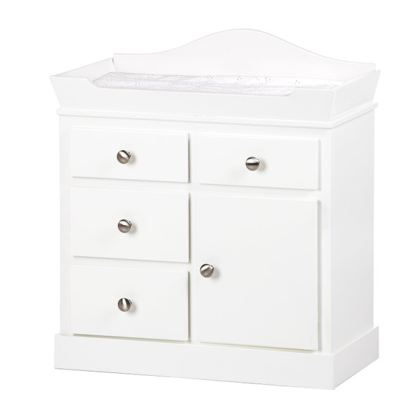 White Wooden Changing Table for Dolls