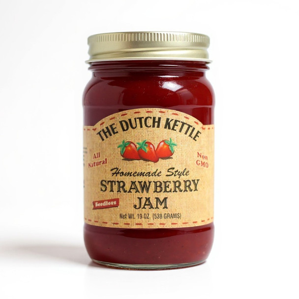 Strawberry Dutch Kettle Amish Seedless Homemade Style Jams
