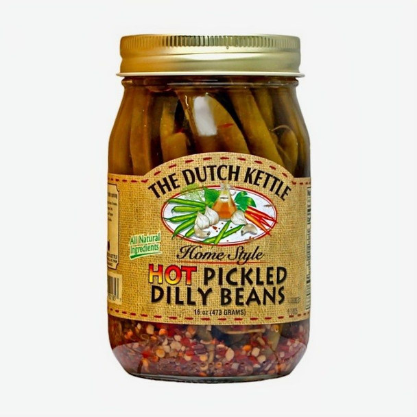 Hot Dutch Kettle Amish Home Style Pickled Dilly Beans