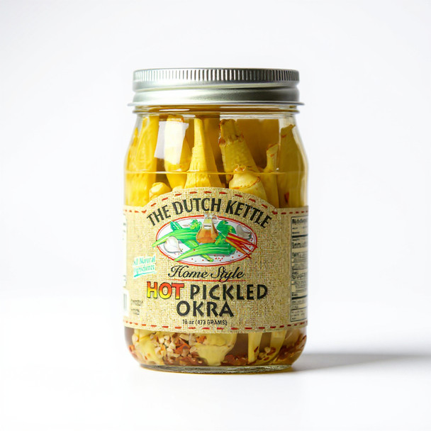 Hot Dutch Kettle Amish Home Style Pickled Okra