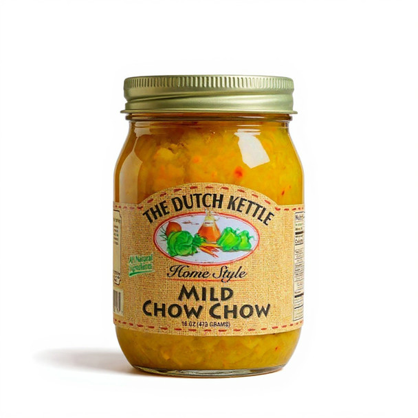 Mild Amish Made  Dutch Kettle Amish Home Style Chow Chow