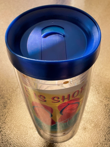 16 OZ . Beach Tumblers with Lids