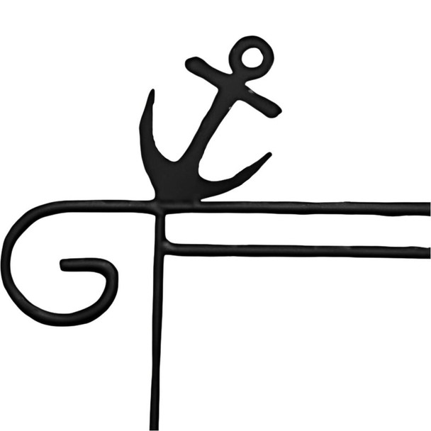 Anchor - Garden Flag Holders with Decorative Emblem