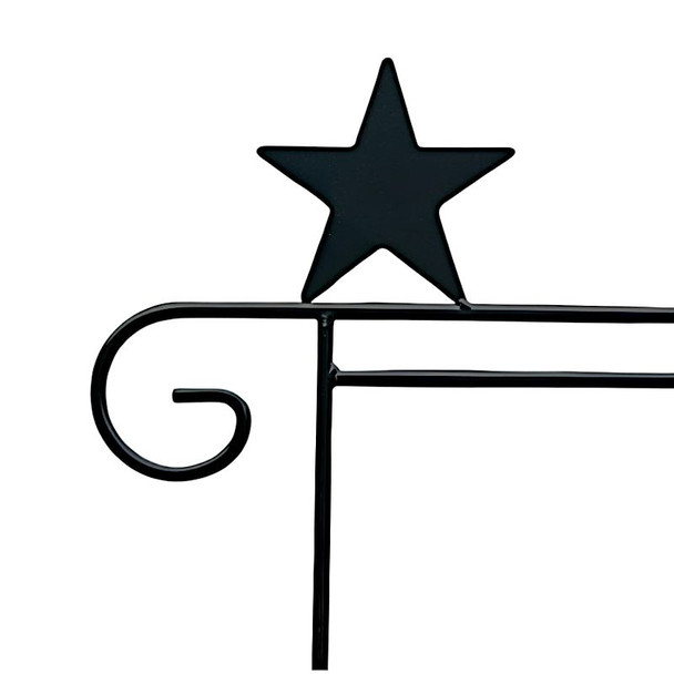 Star - Garden Flag Holders with Decorative Emblems