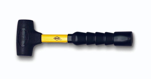 Dead Blow Hammer Standard Power-Drive w/13.75" Super Grip Fiberglass Handle - Nupla (10025) - 2 lbs