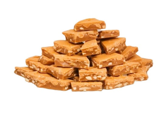 Peanut Butter Toffee on a tray
