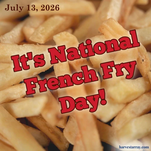 Happy National French Fry Day  - July 13, 2026!
