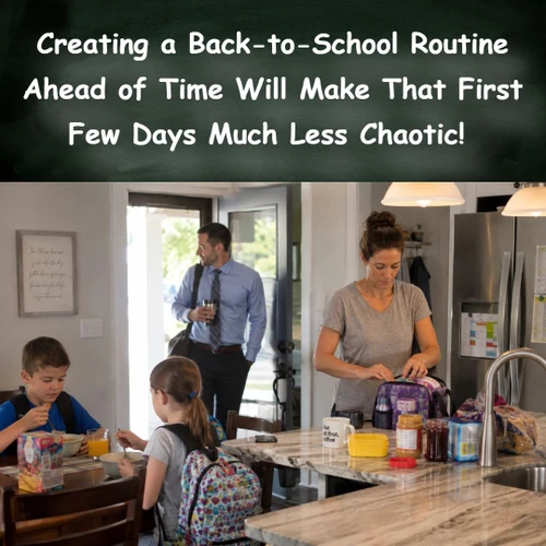 Back to School: Getting the Family Back into a Routine After a Lazy Summer