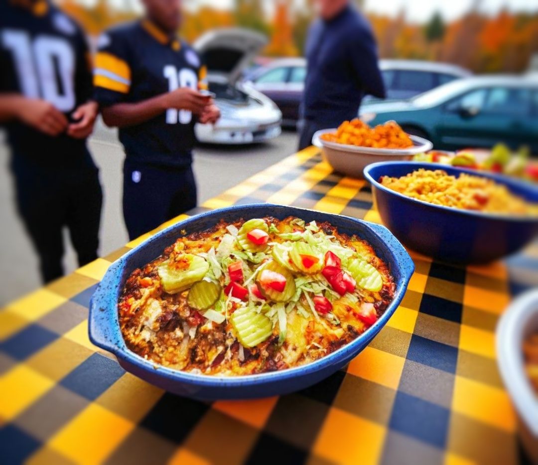 Game Day Cheeseburger Dip - Harvest Array Inc