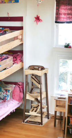 Wooden Marble Pyramid