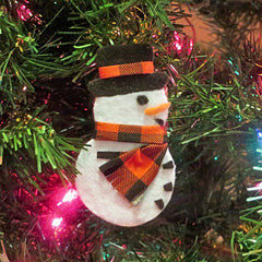 Frosty the Handcrafted Snowman Christmas Ornament for Harvest Array