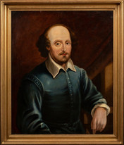 Large 19th Century Portrait Of William Shakespeare (1564-1616) by Thomas SPINKS