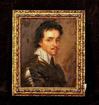 17th Century English Old Master Portrait Thomas Wentworth, 1st Earl of Stafford