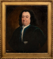 Large 18th Century American Portrait Of John Channing Of New York Circa 1760