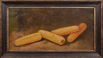 19th Century American Corn On the Cob Still Life Alfred Montgomery (1857-1922)