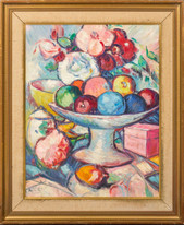 Large 20th Century Scottish Colourist Still Life Of Fruit GEORGE LESLIE HUNTER