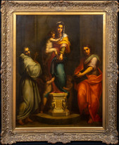 Large 17th Century Italian Old Master Madonna of the Harpies - Andrea del Sarto