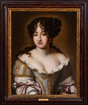 Large 17th Century Hortense Mancini Duchess of Mazarin by Jacob Ferdinand Voet