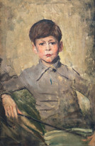 Large Early 20th Century Portrait Of A Boy GLYN WARREN PHILPOT (1884-1937)