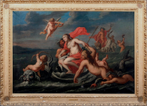Large 17th Century French The Triumph Of Galatea - Charles Le Brun (1619-1690)