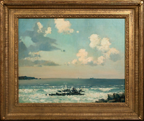 19th Century English Coastal Seascape William Page Atkinson WELLS (1872-1923)