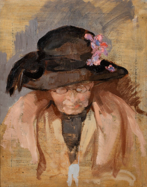 Early 20th Century Portrait of the Artists Mother VIOLET EVELYN ARNOTT