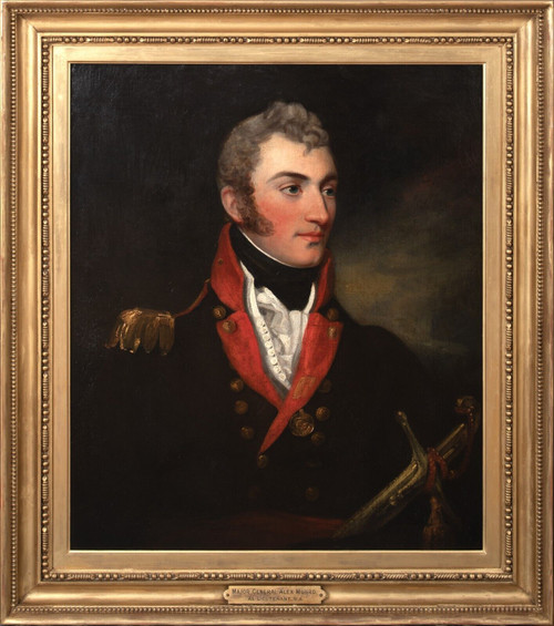 18th Century Scottish Portrait Of Major General Alexander Munro, Laird Of Novar