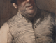 Large 19th Century  English Horse Racing Portrait "The Fat Jockey" signed FD