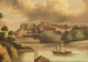 19th Century Chinese School Windsor Castle Capriccio Landscape Antique Painting 