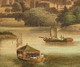 19th Century Chinese School Windsor Castle Capriccio Landscape Antique Painting 