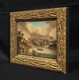 19th Century Chinese School Windsor Castle Capriccio Landscape Antique Painting 