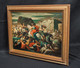 17th Century French School Old Master Battle Scene Siege Of City 