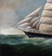 Large 19th Century Dutch Merchant Ship Study "Eleanor Margaret" by Joseph Witham