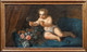 Large 17th Century Italian Old Master Infant Hercules & Serpent Oil  Painting