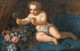 Large 17th Century Italian Old Master Infant Hercules & Serpent Oil  Painting