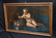 Large 17th Century Italian Old Master Infant Hercules & Serpent Oil  Painting