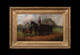 19th Century English Victorian Portrait Of The Temple Family In Horse & Carriage