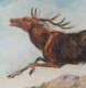 19th Century Hounds Stag Hunt Hunting Landscape by Cecil ALDIN (1870-1935)