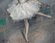 Large Early 20th Century French Post Impressionist Ballet Ballerina Portrait