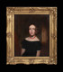 Large 19th Century English Girl Portrait Of Emily Fanny Stofford Bird