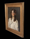 Large circa 1900 Edwardian Portrait Of A Girl In White Hugh RAMSAY (1877-1906)