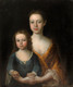 Large 17th Century English School Portrait of The Russell Sisters MICHAEL DAHL