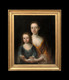 Large 17th Century English School Portrait of The Russell Sisters MICHAEL DAHL